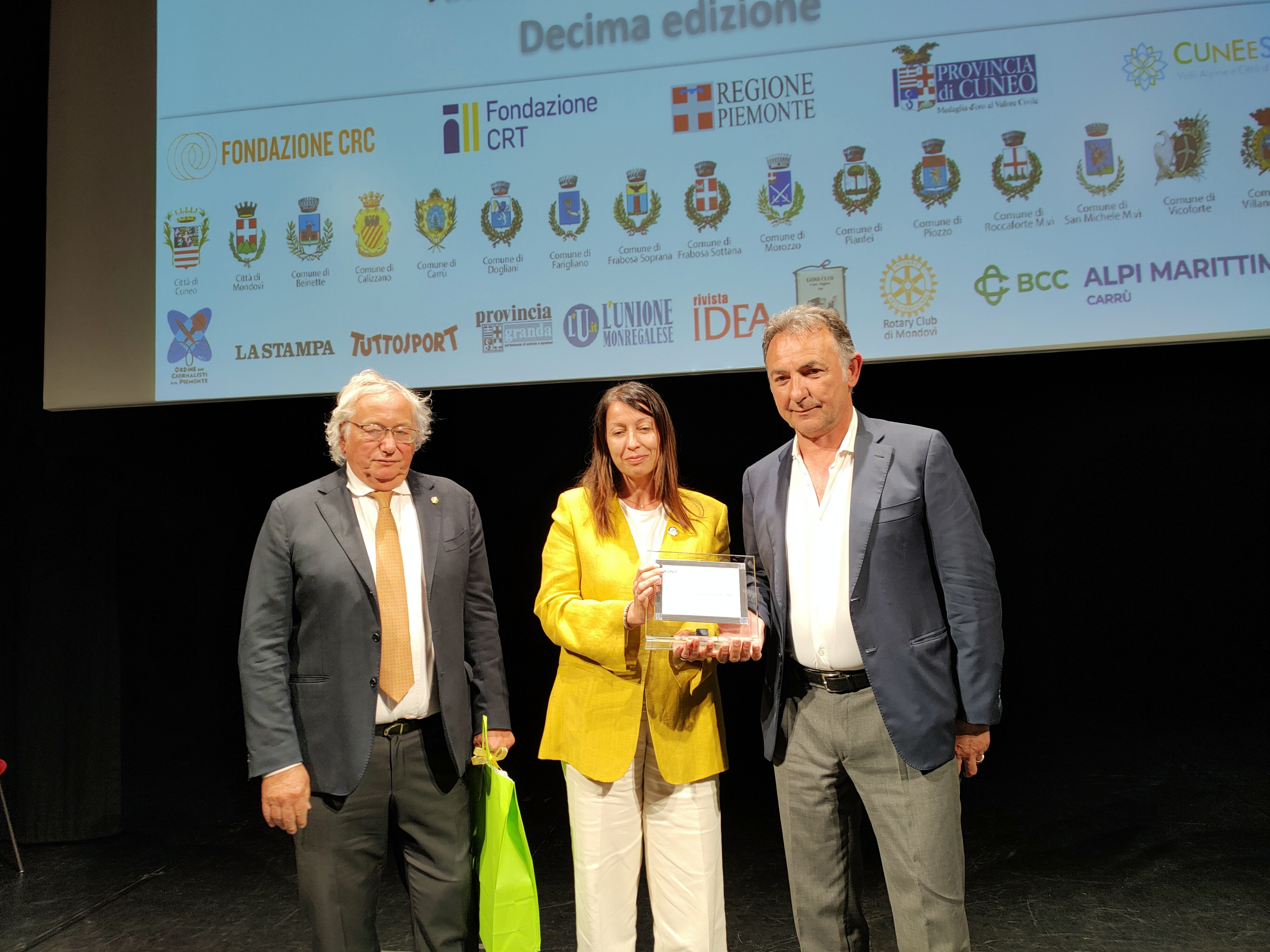 Massimo Mauro alla festa finale di ‘A scuola di giornalismo’